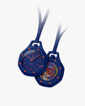 ORENJI HACHI Royal Pop model watch with Bio Ceramic case and orange silicone strap